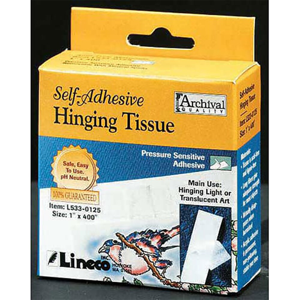 Craft Supplies, Art & School, Lineco, Hinging, Tissue, Self Adhesive, 724